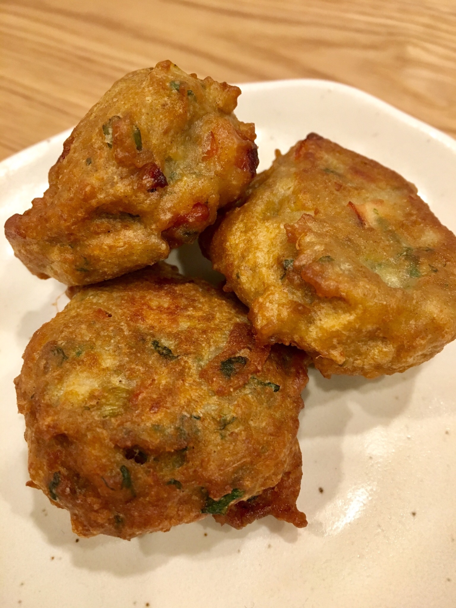 残った蕎麦Dシャキシャキがんもどき♪