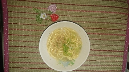 中華麺とシャンタンで簡単★シンプル〆ラーメン