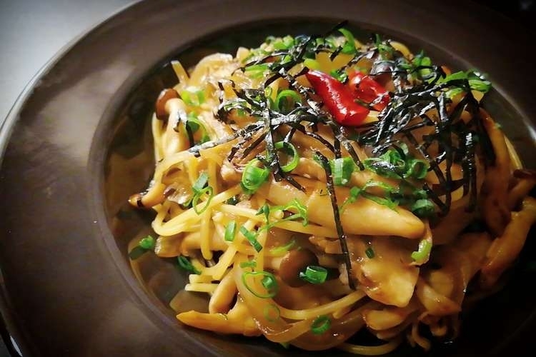 あっさり！2種きのこの和風パスタ！