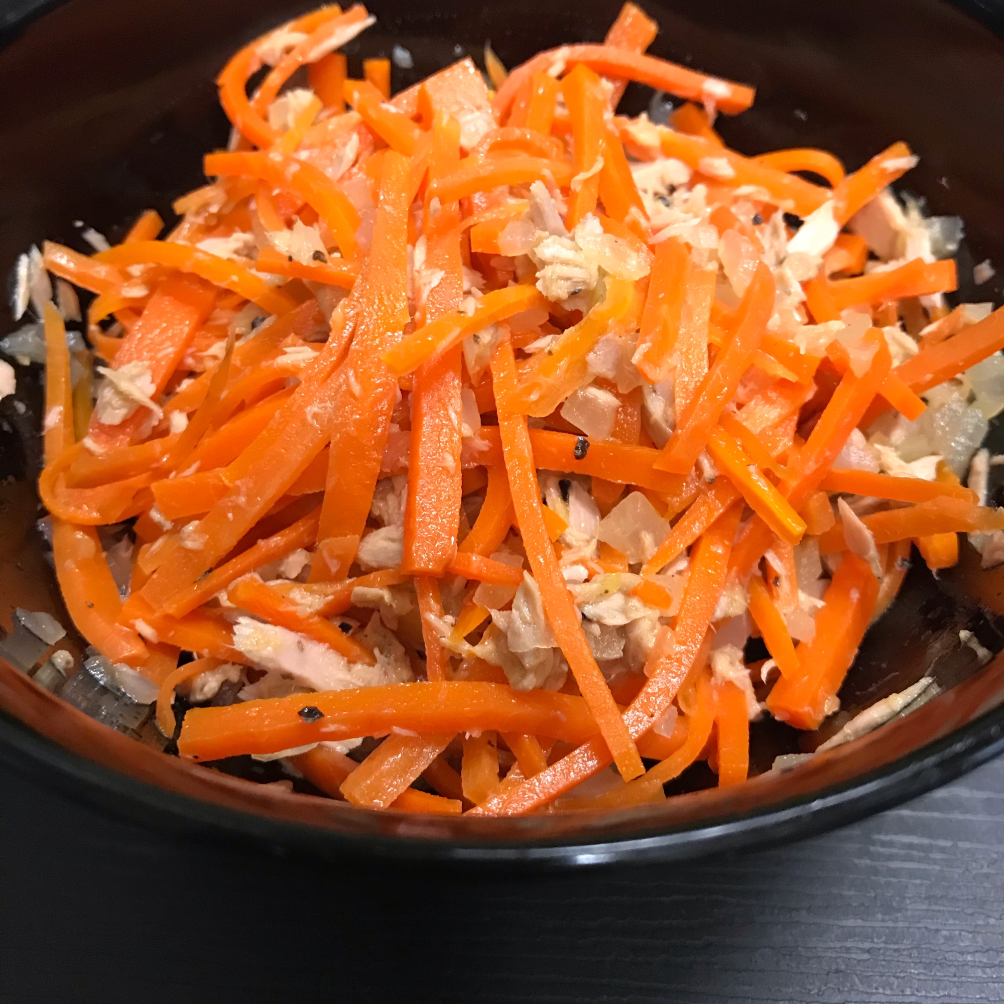 パクパク人参ツナ玉ねぎサラダ レシピ 作り方 By Bisco 楽天レシピ