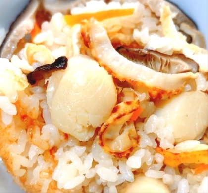 ✿⁠タケノコとホタテの炊き込みご飯✿⁠