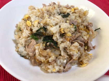 大葉たっぷり！チャーハン♪大葉香る～