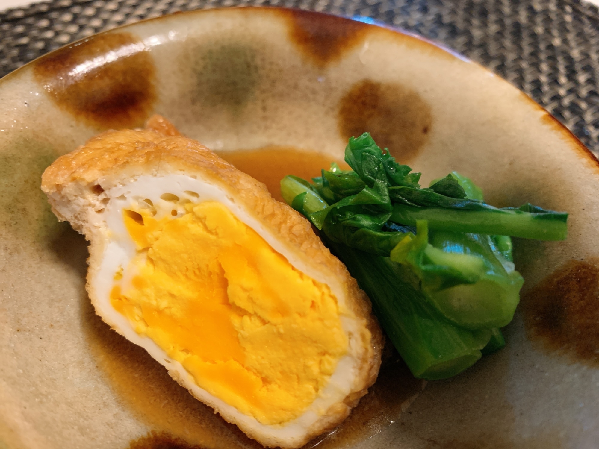 グルラボで3分✨卵の信田煮（信田卵/巾着煮） レシピ・作り方 by