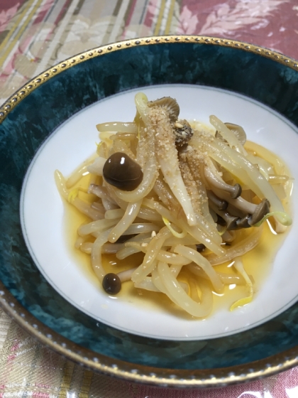 しめじ・もやしの酢の物♪食感＆風味よし！