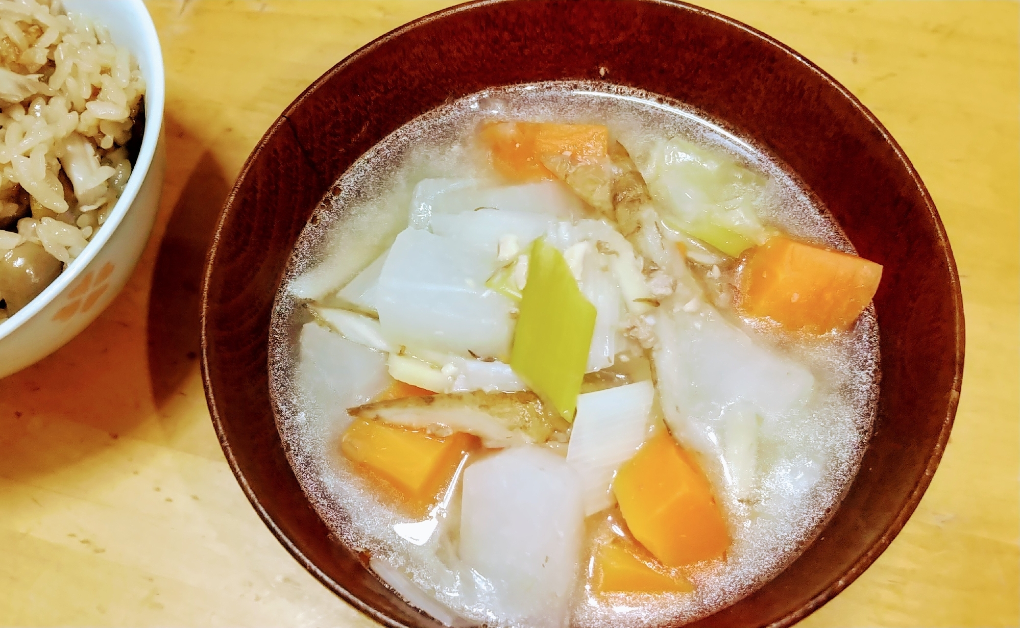 お肉がなくても！野菜たっぷり✨豚みそde豚汁