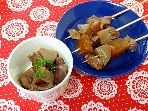 うちのおかず「砂肝の生姜煮」