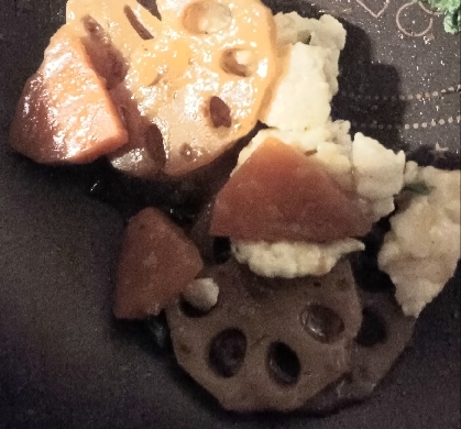 レンコンとひき肉のうまうま炒め