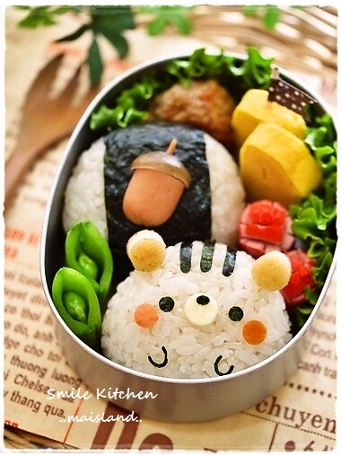 キャラ弁 コロコロ リスちゃんおにぎり レシピ 作り方 By Mai Mai 楽天レシピ キャラ弁 コロコロ リスちゃんおにぎり レシピ 作り方 By Mai Mai 楽天レシピ