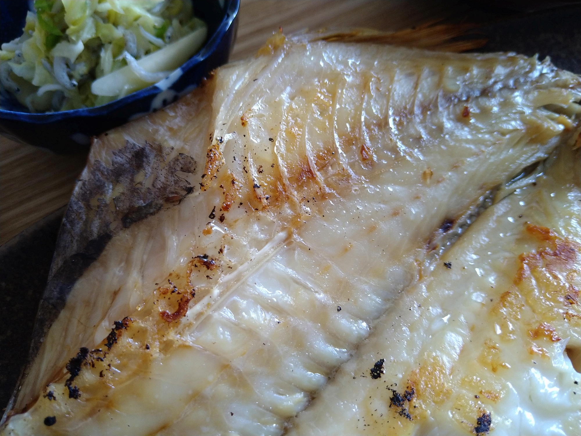 赤魚の干物の焼き方（フライパン）