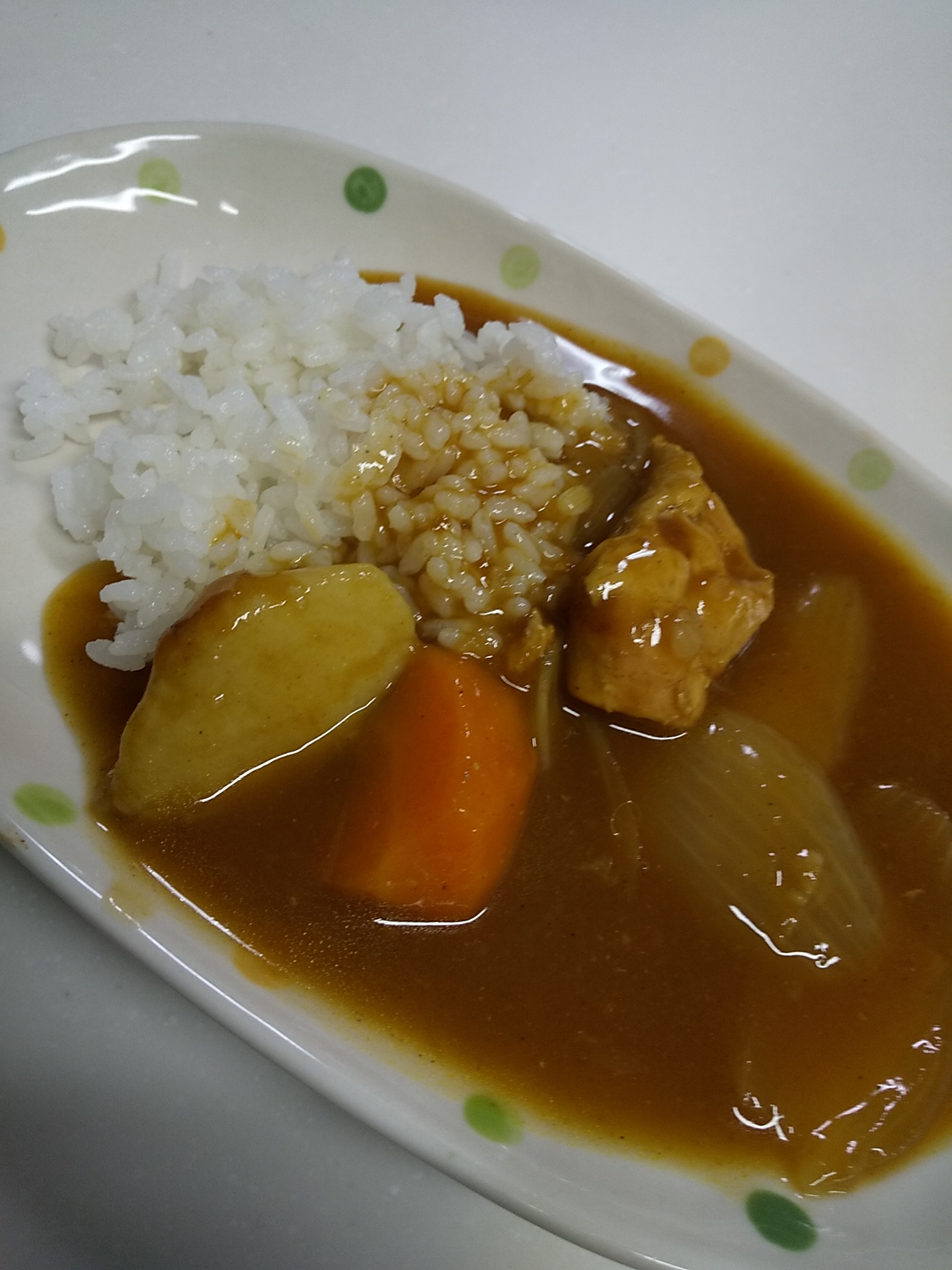 【圧力鍋】長芋チキンカレー