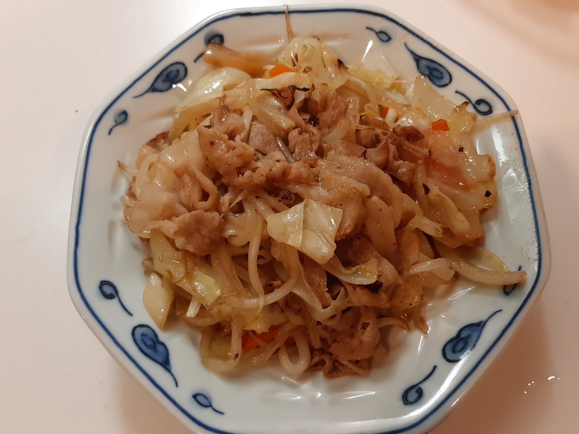 タンメン調味料で野菜炒め