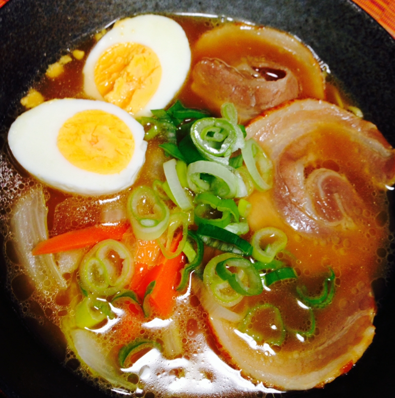 ただの醤油ラーメンスープですけどね☆