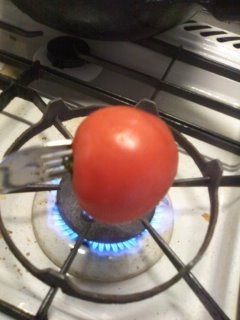トマトの時短皮むき
