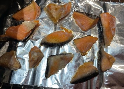 おつまみ風鮭醤油焼き