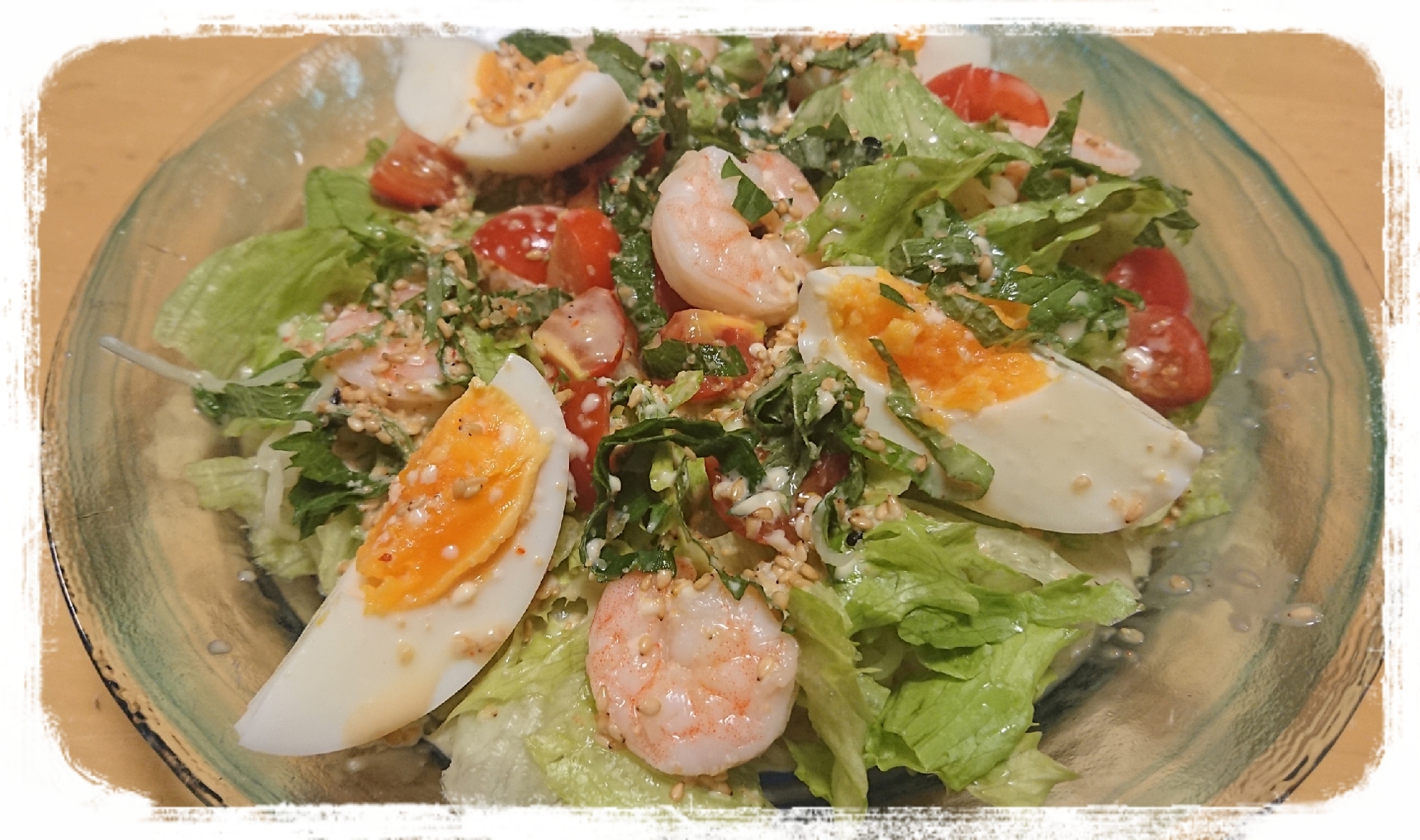 私のラーメンサラダ