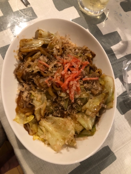 ソース焼うどんうまいですね。
ありがとうございました。