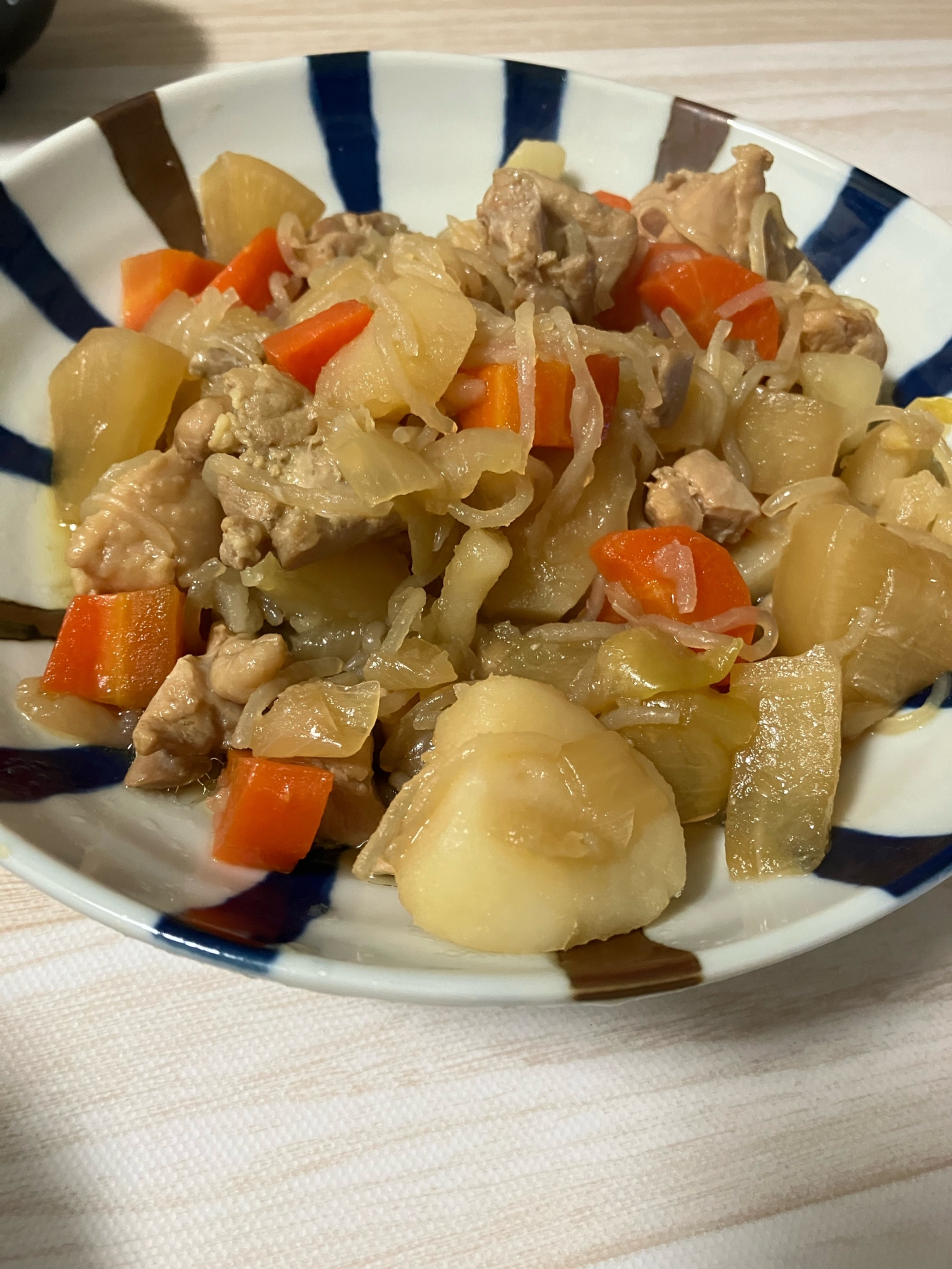 ガス代節約！圧力鍋で鶏肉大根の煮物