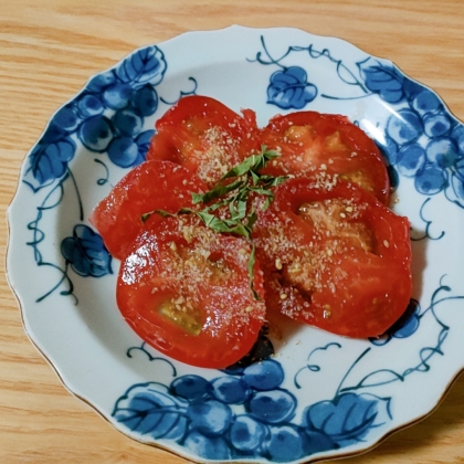 素朴！和風味トマト
