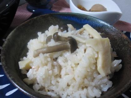 かまどさん（土鍋）で炊く♪極ウマ筍ご飯