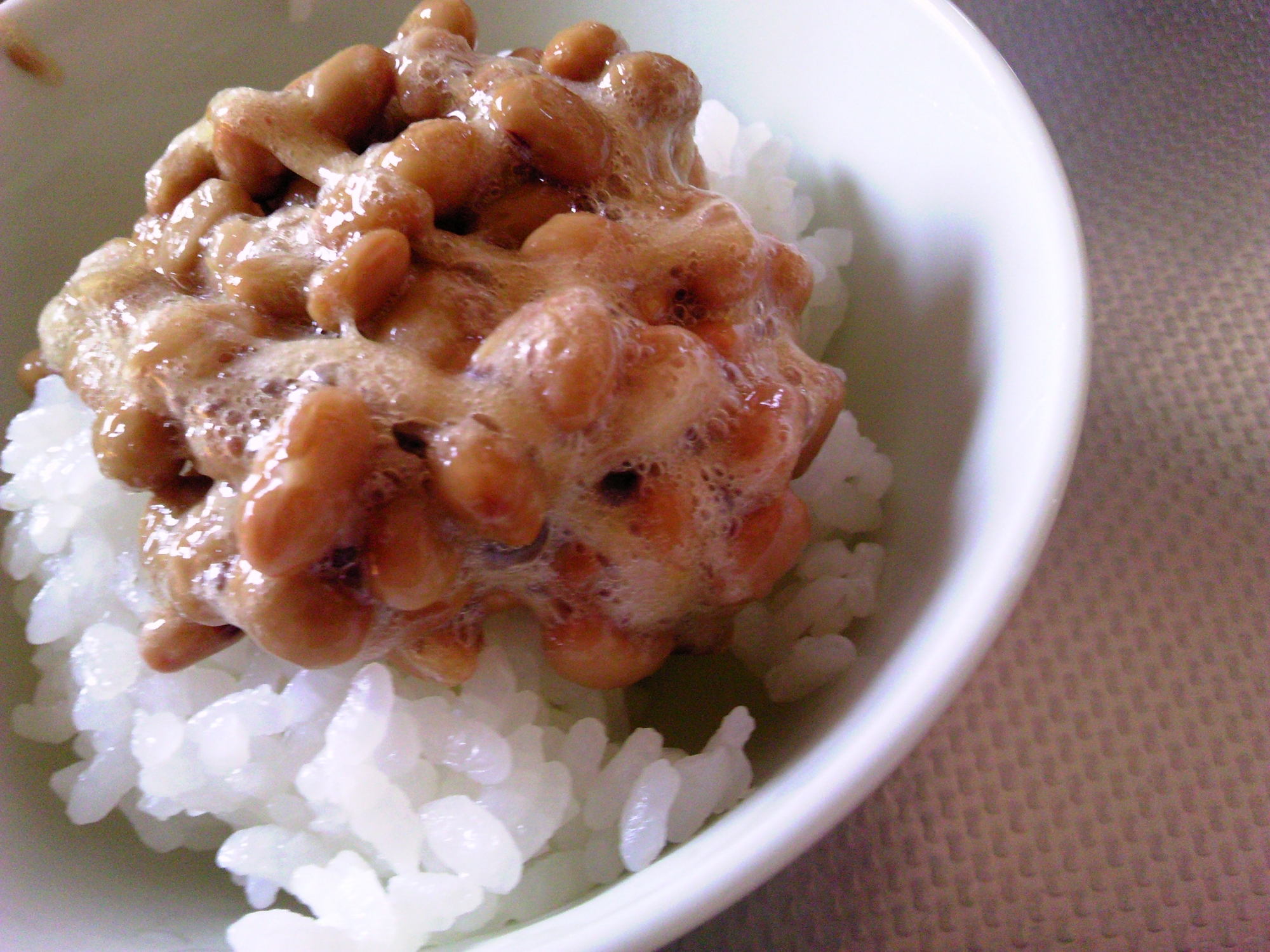 黒酢と梅昆布茶の納豆