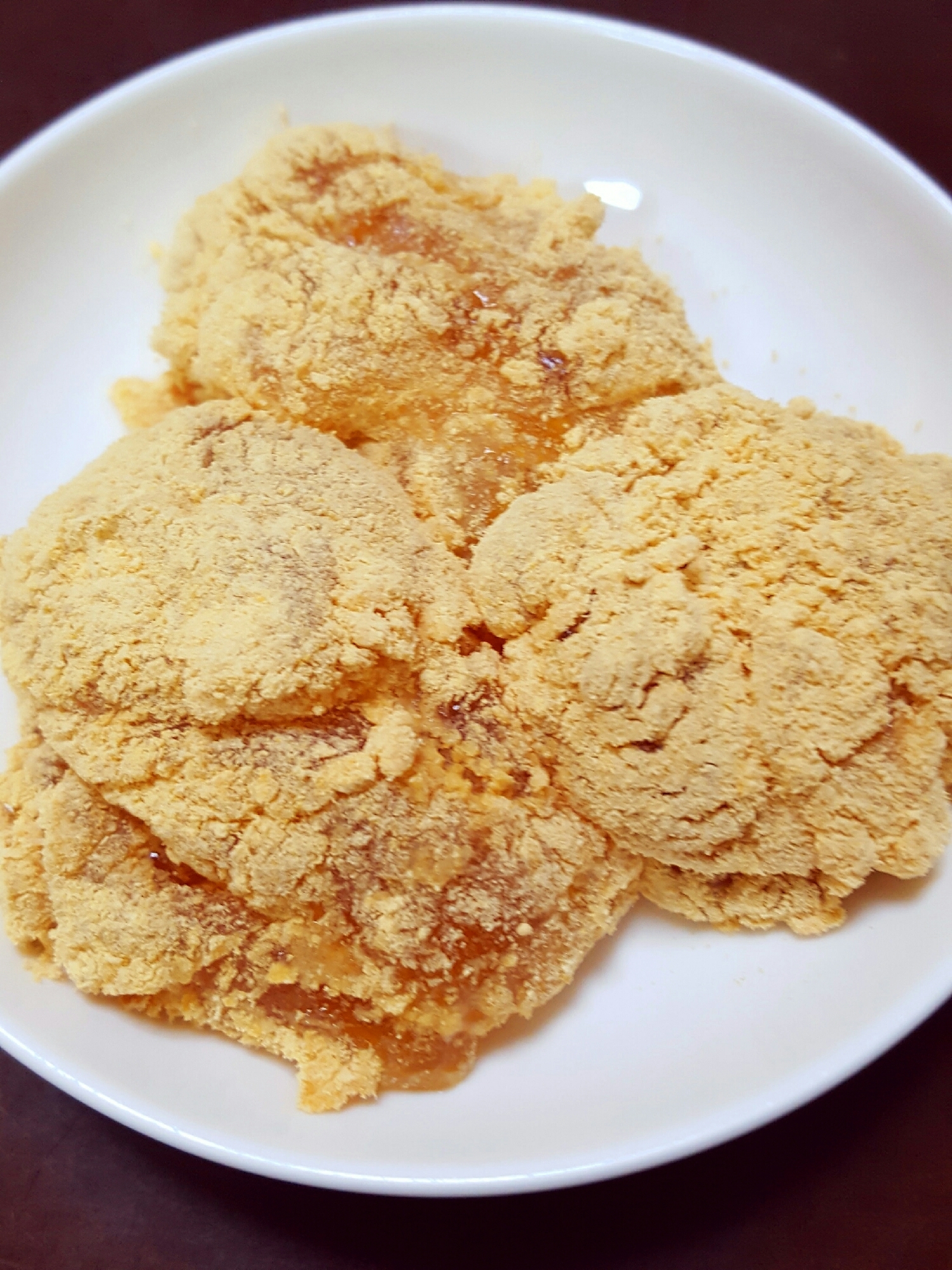 ★片栗粉で♪きなこわらび餅風★