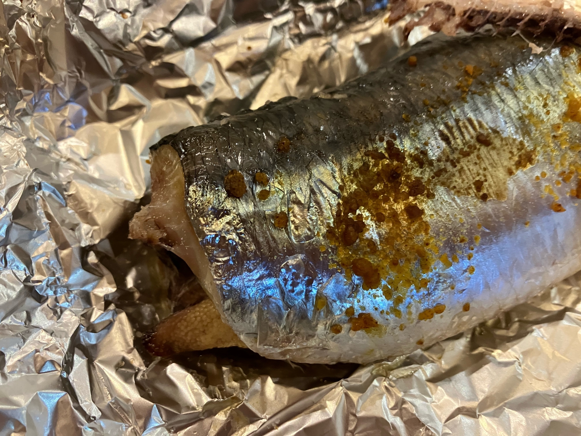 にしんのカレー風味ホイル焼き