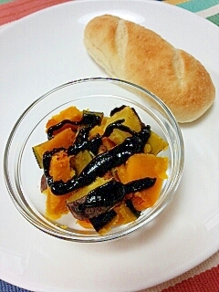 冷凍パンで☆黒ごまとお芋とかぼちゃ＆プチパン♪