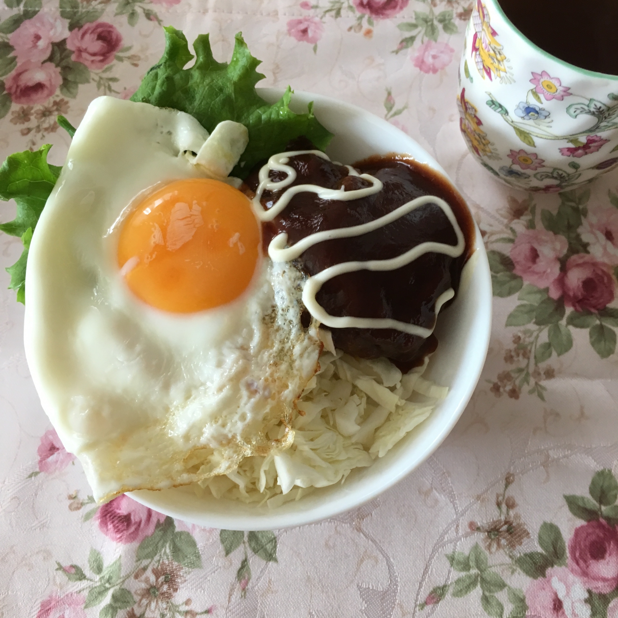 のせるだけ！簡単ロコモコ丼