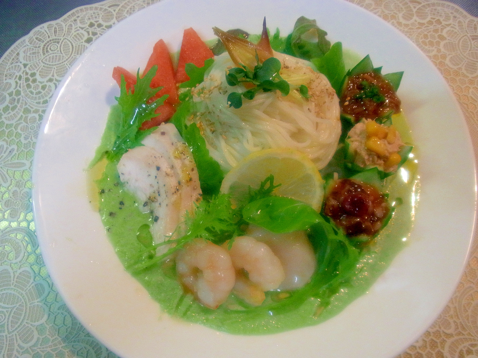 きゅうりソースのスペシャルそうめん レシピ 作り方 By 満天112 楽天レシピ きゅうりソースのスペシャルそうめん レシピ 作り方 By 満天112 楽天レシピ