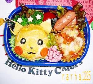 子供が喜ぶオムライスでピカチュ－☆ポケモン