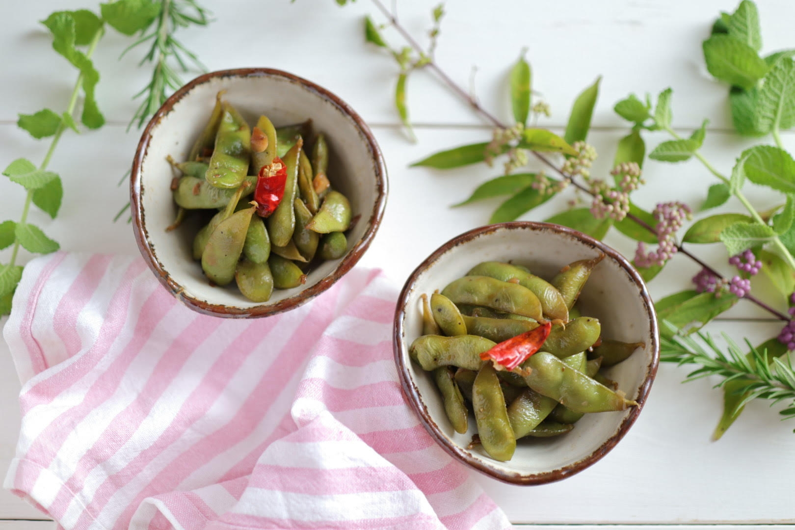 野菜高騰お助けおつまみ♡イタリアン枝豆