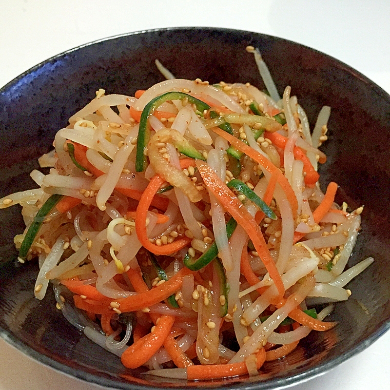 春雨と野菜のキムチ和え♪