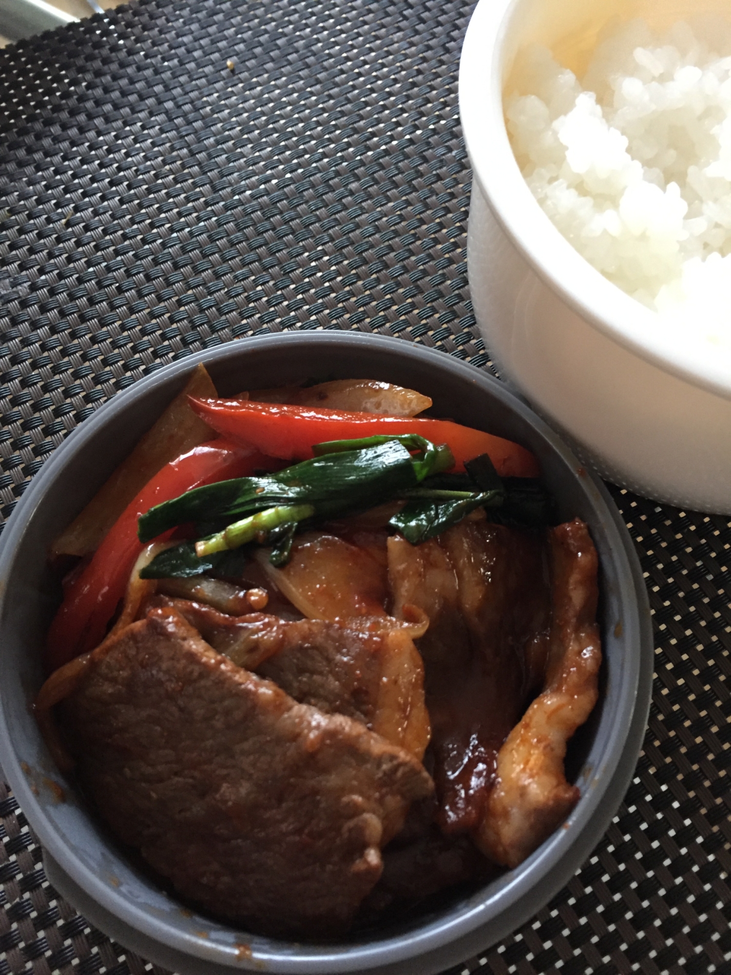 コチュジャンでこってりピリっと☆焼肉弁当