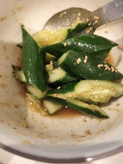 息子が一人占めしちゃうウマさ♪胡瓜のピリ辛ピクルス