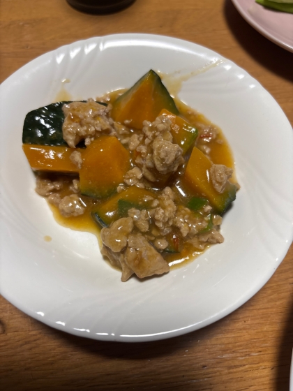 かぼちゃのそぼろ煮