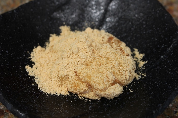 餅粉で 安倍川餅 電子レンジ使用 レシピ 作り方 By Ringo S Cafe 楽天レシピ