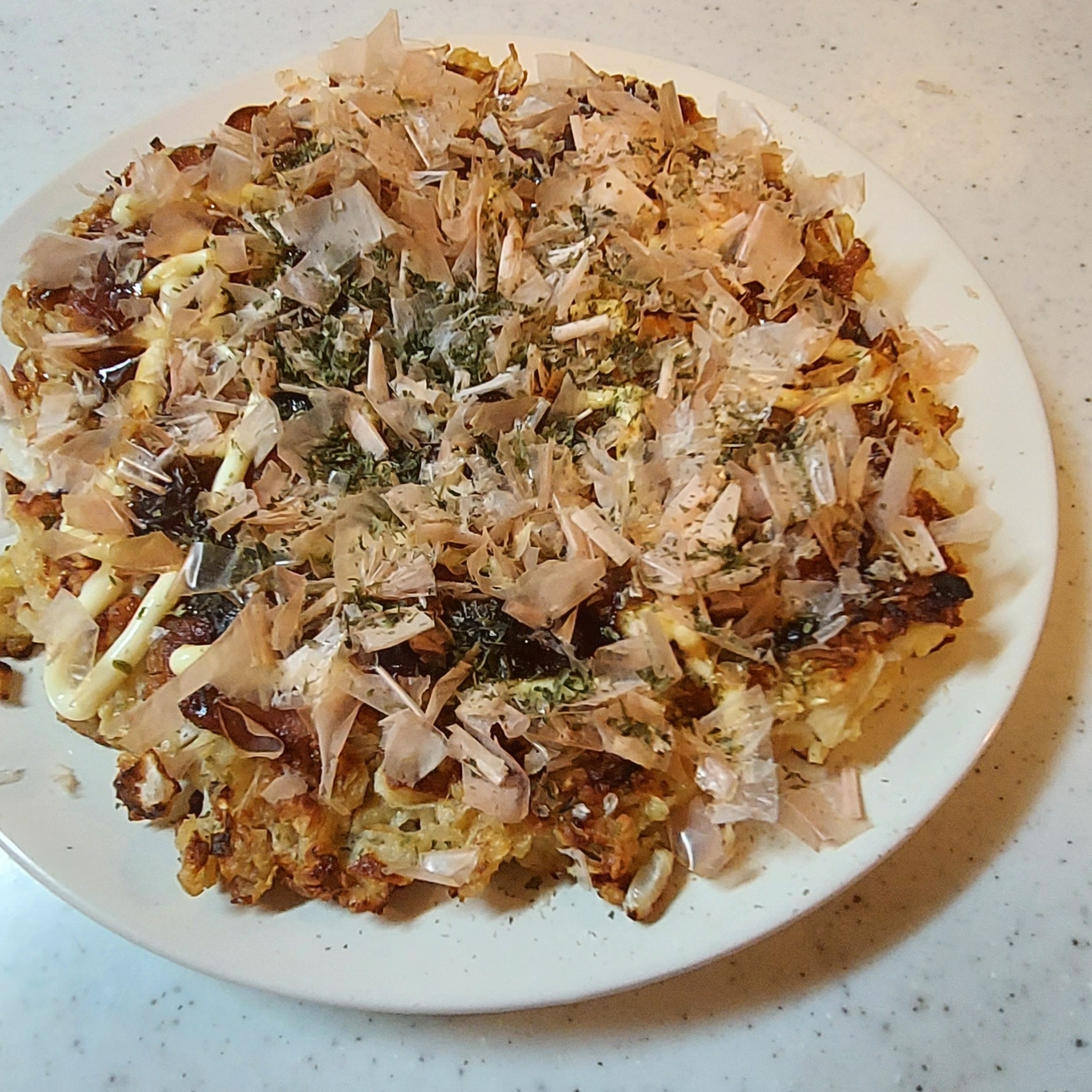 【糖質オフ】オートミールのお好み焼き