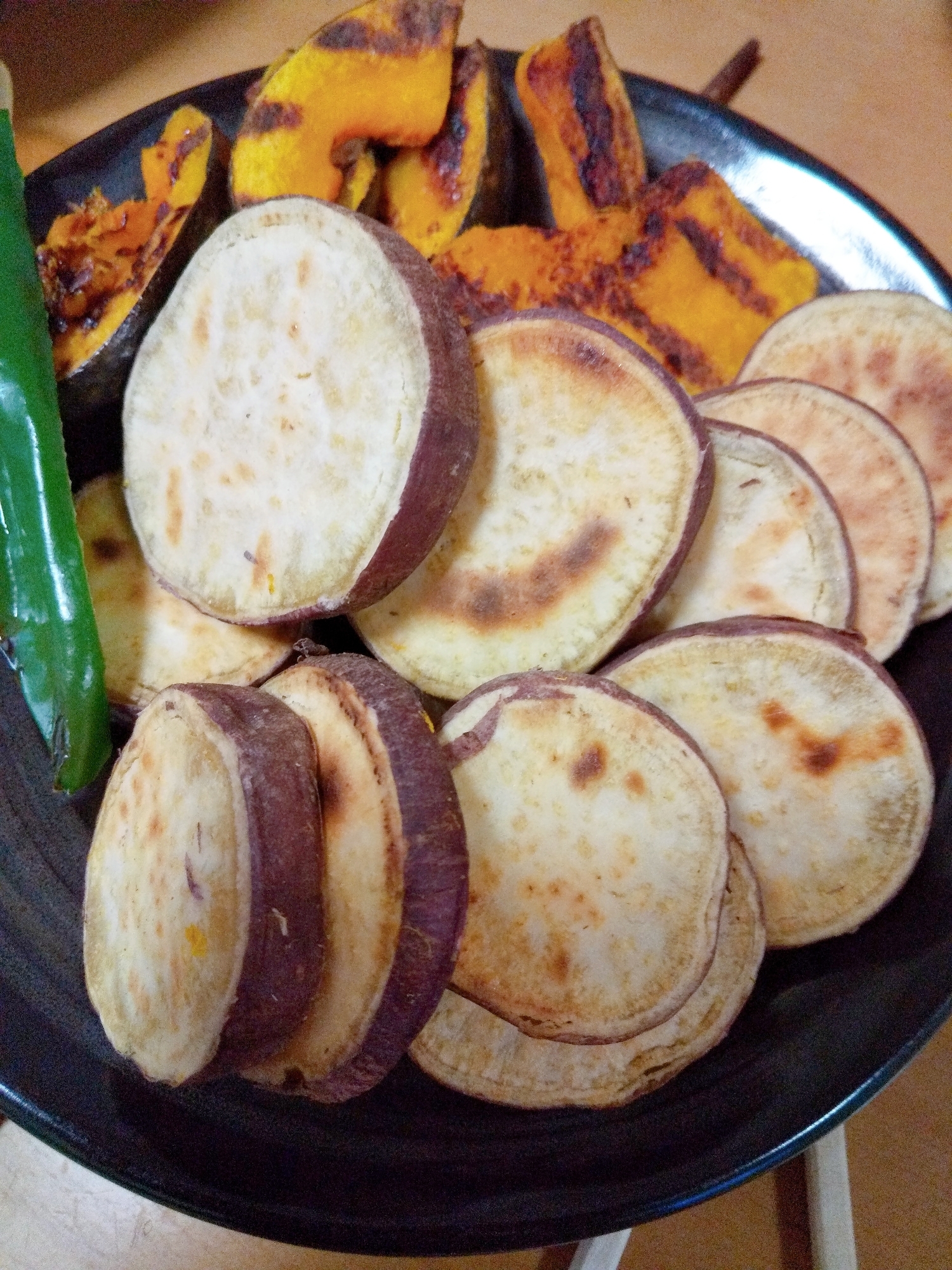 焼き肉の時に!焼きさつまいも