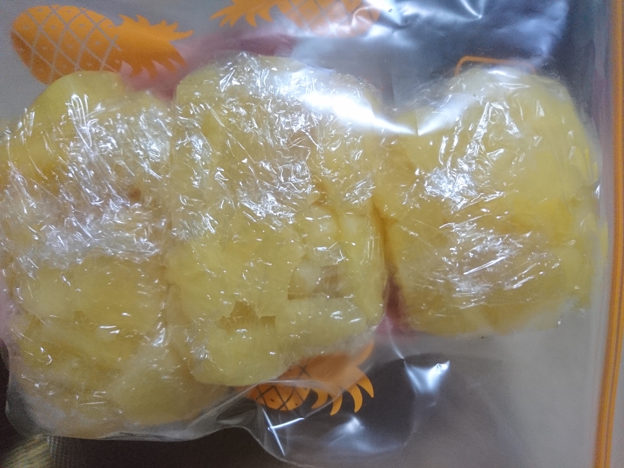 パイナップルの缶詰の冷凍保存方法
