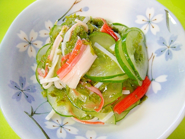 きゅうりとめかぶカニカマの酢麺つゆかけ レシピ 作り方 By Mint74 楽天レシピ きゅうりとめかぶカニカマの酢麺つゆかけ レシピ 作り方 By Mint74 楽天レシピ