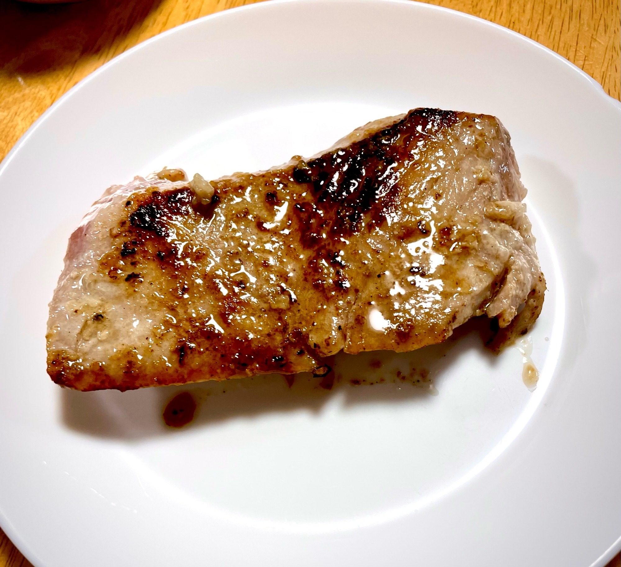 キハダマグロの塩麹ガーリックステーキ