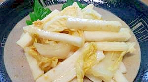 長芋と白菜の味噌サラダ