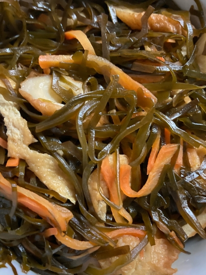我が家の常備菜⑤　切り昆布の炒め煮