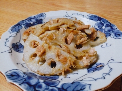 レンコンとツナの炒め物（サラダ）