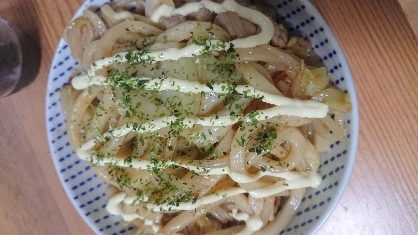 鰹節いれて、マヨネーズかけました！おいしくて好評でした☆