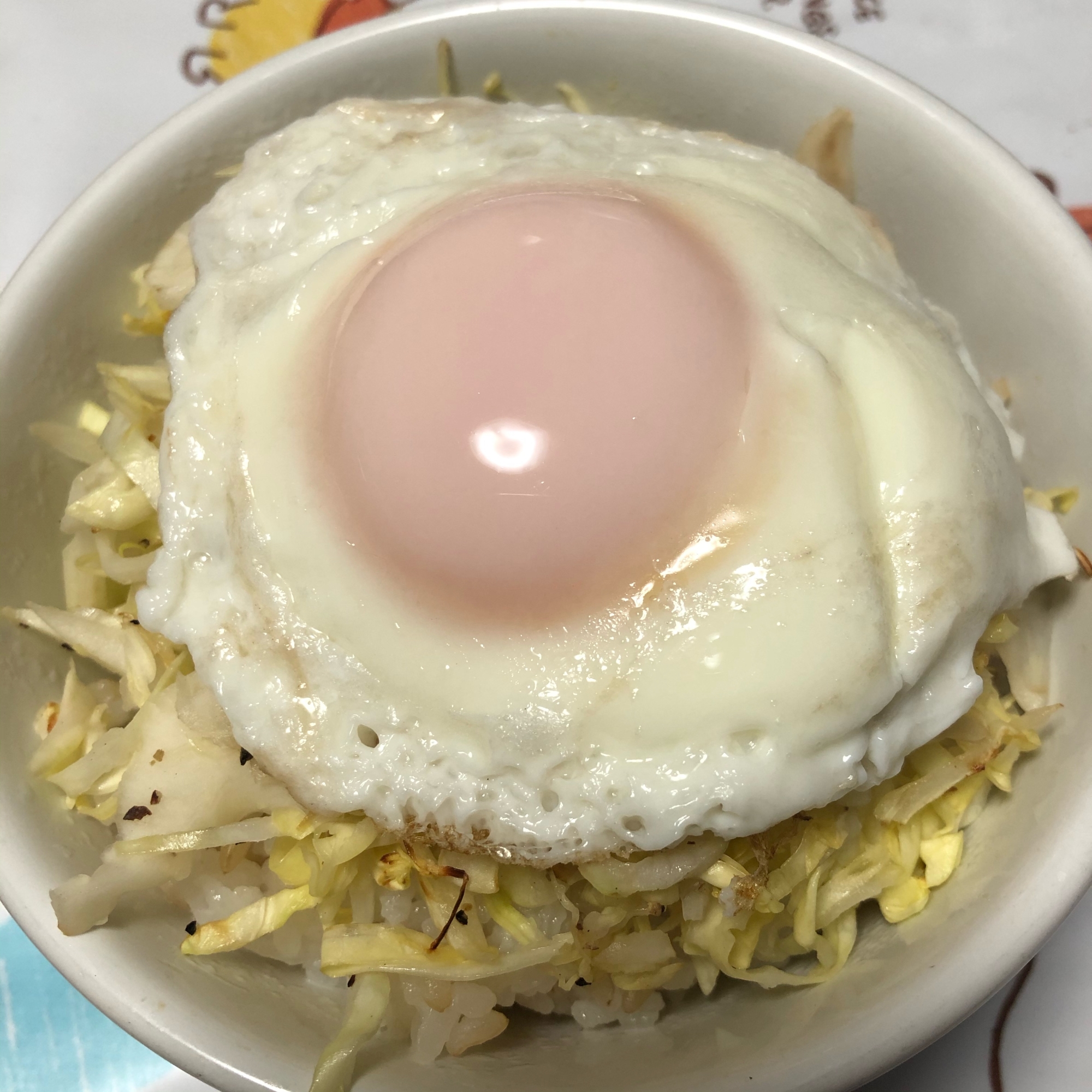 目玉焼き丼