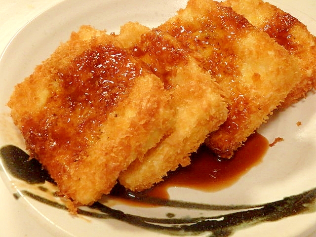 冷凍豆腐で★とんかつ風フライ