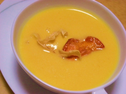 かぼちゃ（バターナッツ）のかんたんスープ