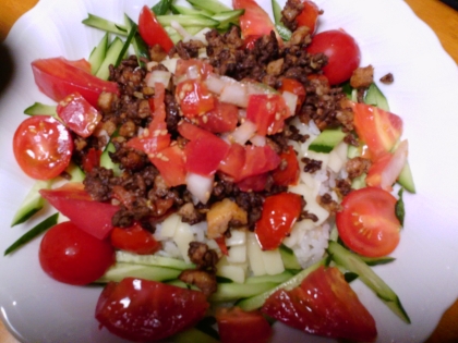 沖縄の思い出の味 タコライス レシピ 作り方 By あいちゃんkobe 楽天レシピ