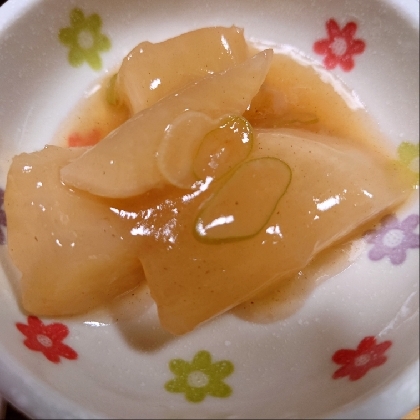 生姜と葛であったか大根の煮物